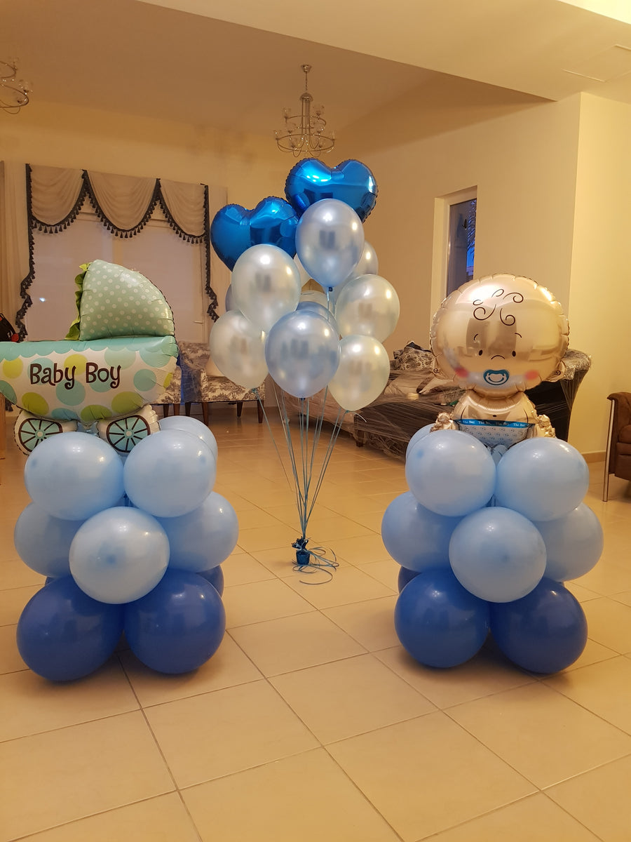 Balloon decoration store for baby boy