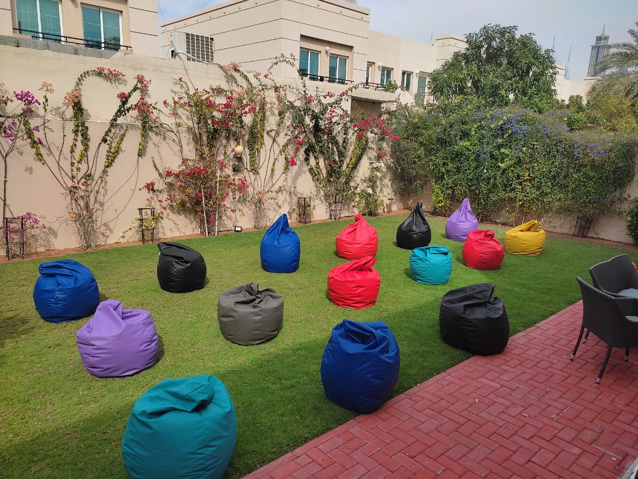 bean bags rental in Dubai and Abu Dhabi