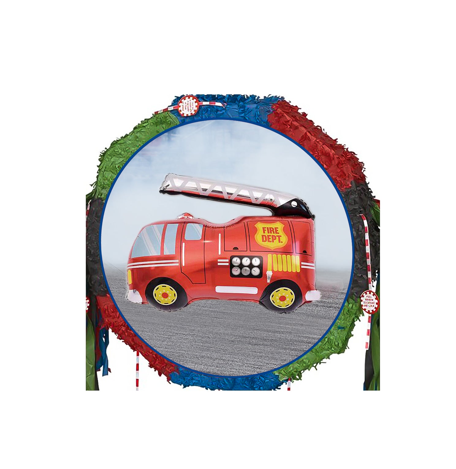 Fireman Firetruck pinata