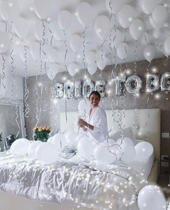 BRIDE TO BE Balloons Setup