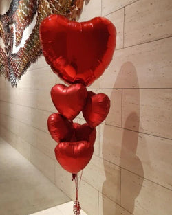 Giant Heart Foil Bouquet