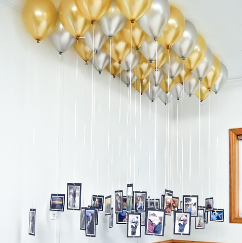 Helium Balloons With Printed Photographs