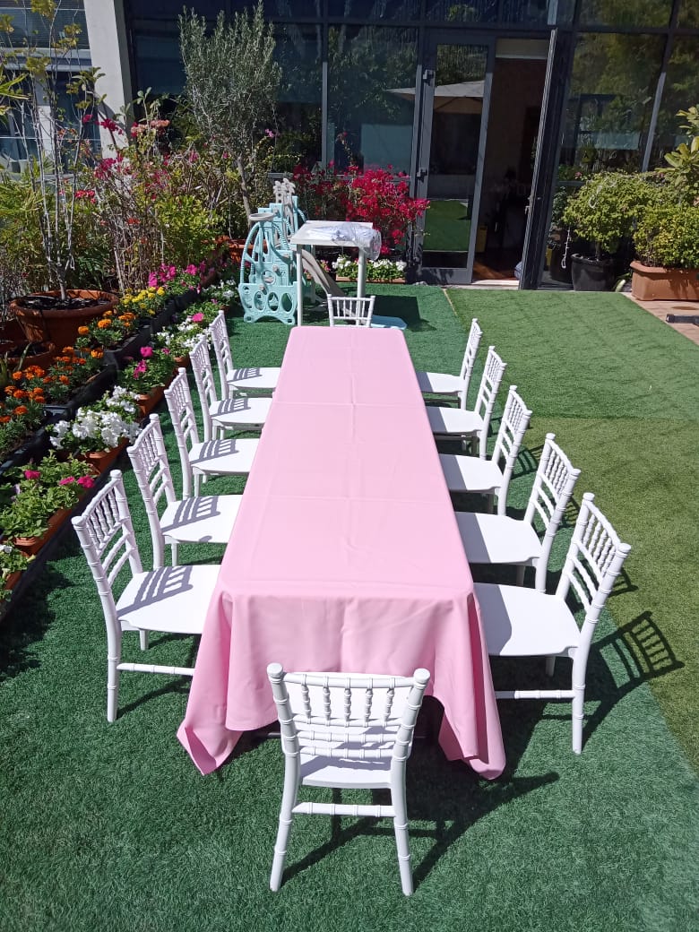 kid's pink furniture rental in Dubai and Abu Dhabi