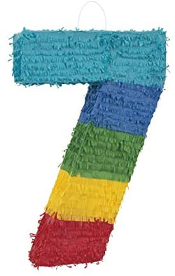 Number Seven pinata