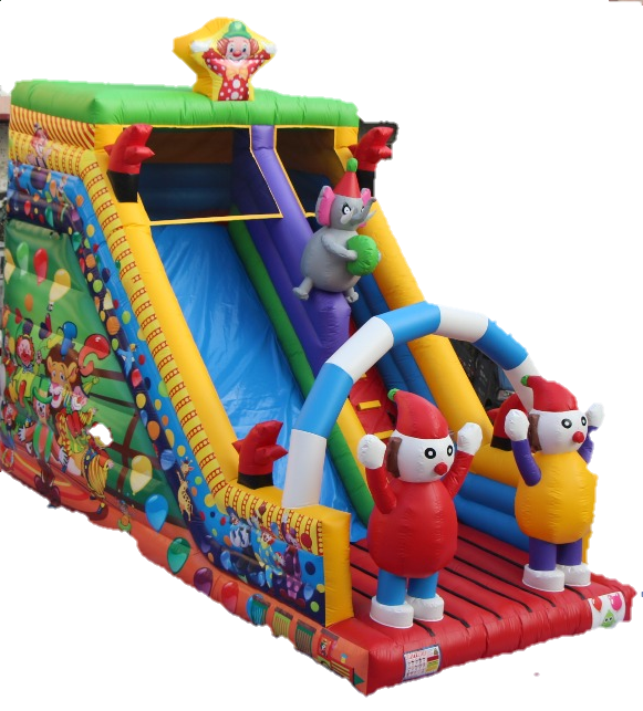 Circus Inflatable Slide - 7.5m - PartyMonster.ae