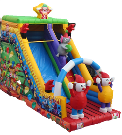 Circus Inflatable Slide - 7.5m - PartyMonster.ae