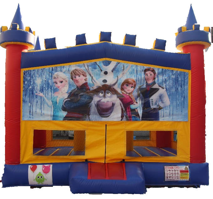 Frozen Bouncy Castle - 4.8m - PartyMonster.ae