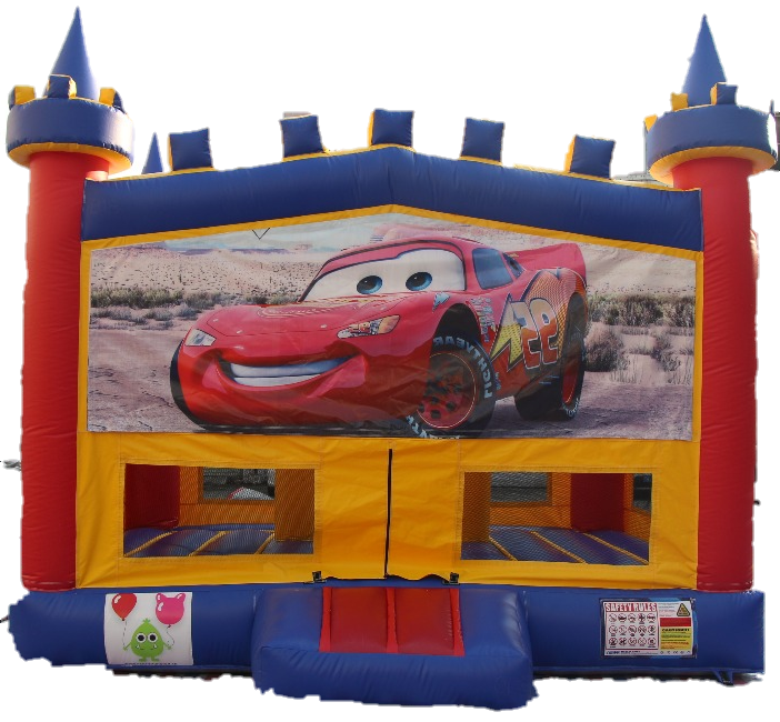 Cars Bouncy Castle - 4.8m - PartyMonster.ae