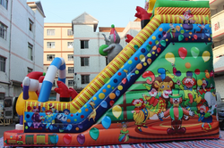 Circus Inflatable Slide - 7.5m - PartyMonster.ae