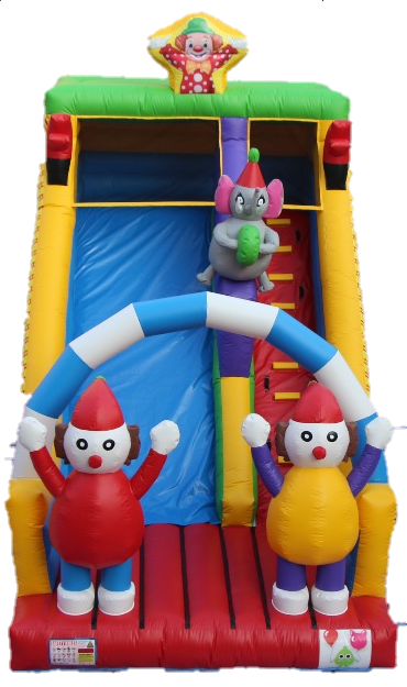 Circus Inflatable Slide - 7.5m - PartyMonster.ae