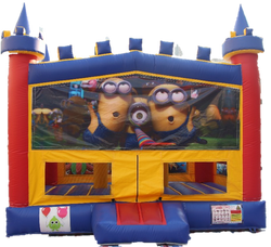 Minion Bouncy Castle - 4.8m - PartyMonster.ae