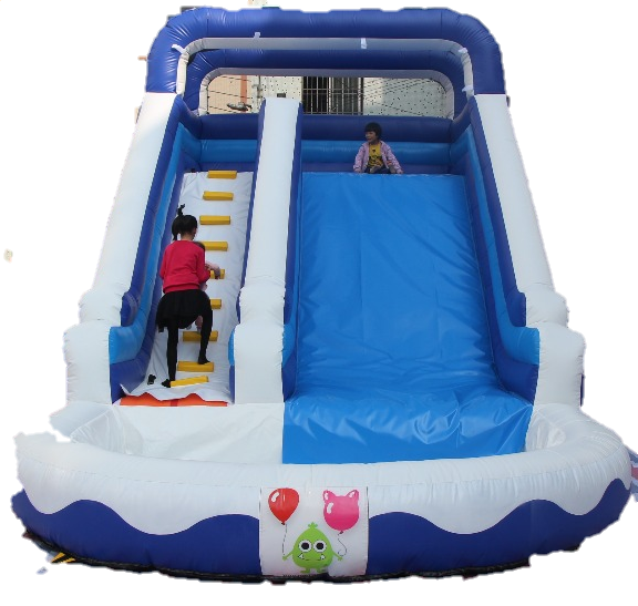 Water/Ball Pool Inflatable Slide - 8m - PartyMonster.ae