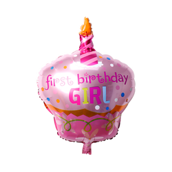 1st birthday girl foil balloons for sale online in Dubai