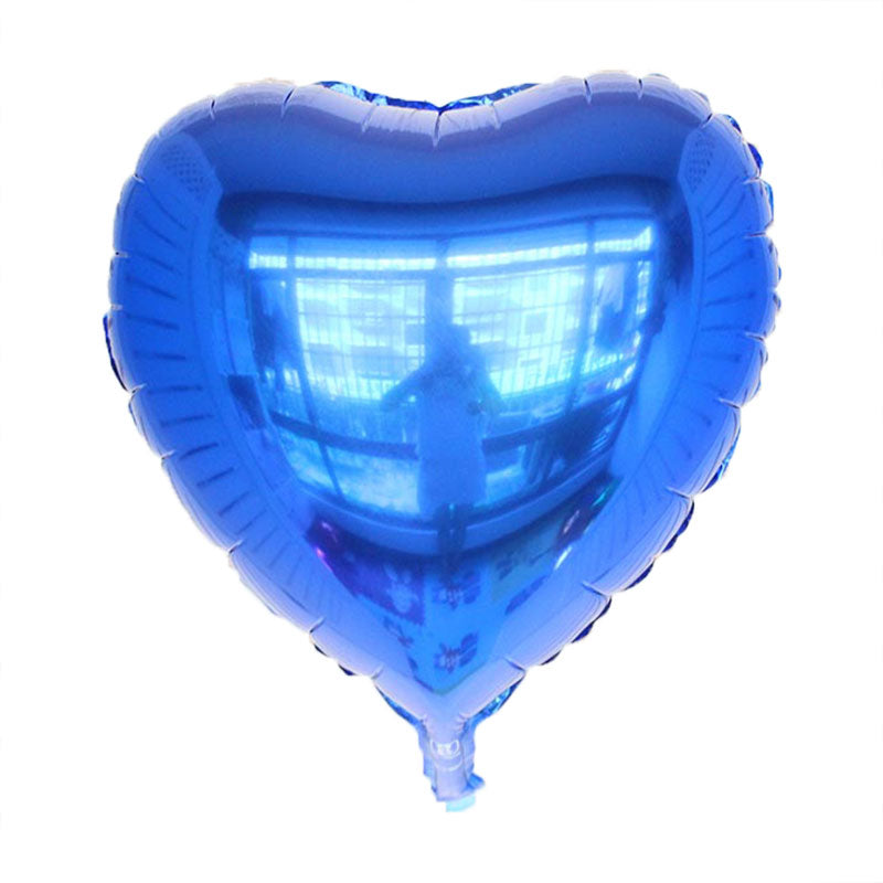 Blue Color Heart Shape Balloon - 18