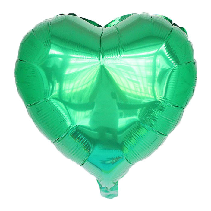 Green Color Heart Shape Balloon - 18