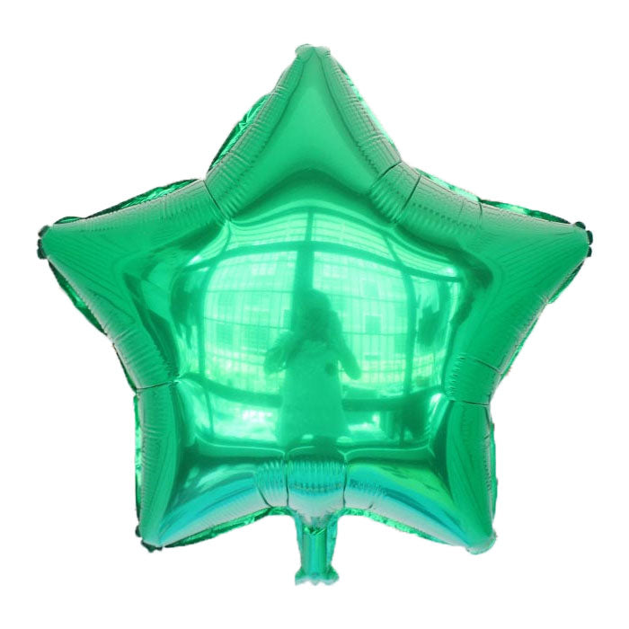 Green Color Star Shaped Balloon - 18