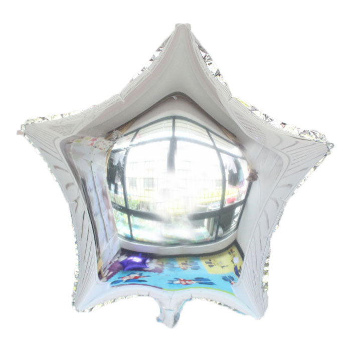 Silver Color Star Shaped Balloon - 18