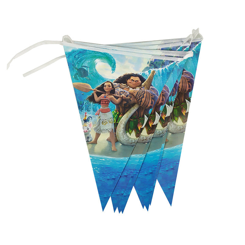 Flag banner bunting Moana themed for sale online in Dubai