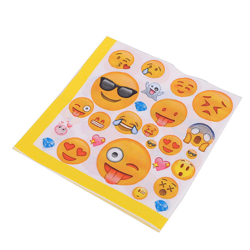 Tissue napkins Emoji themed for sale online in Dubai