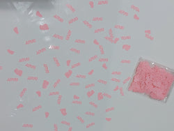 Pink Baby & Foot Confetti