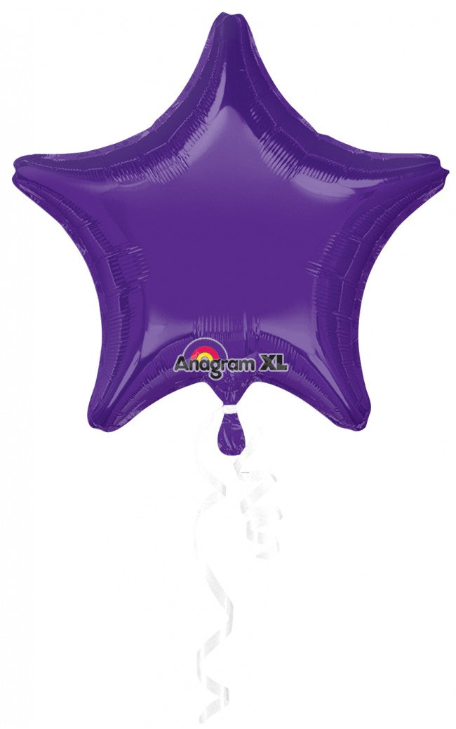 Dark Purple Color Star Shaped Balloon - 18