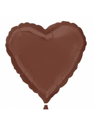 Brown Color Heart Shaped Balloon - 18