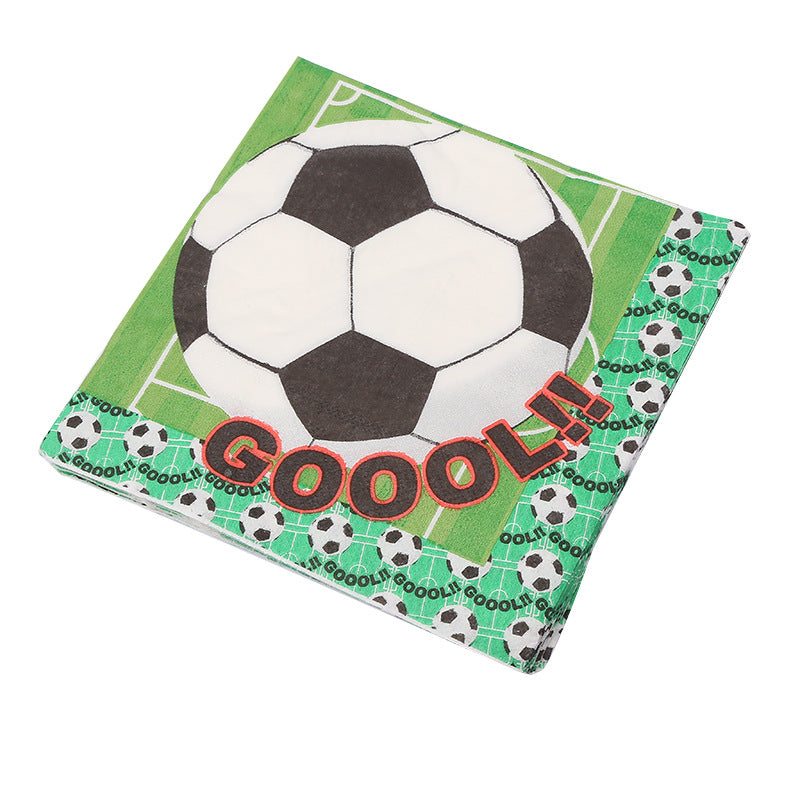 Napkins football themed for sale in Dubai