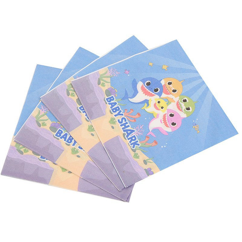 Tissue Napkins  Baby Shark themed for sale online in Dubai