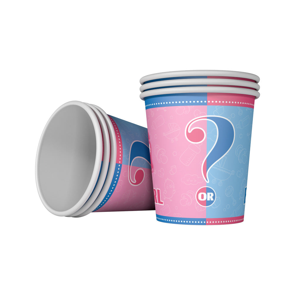 Paper Cups gender reveal theme for sale online in Dubai