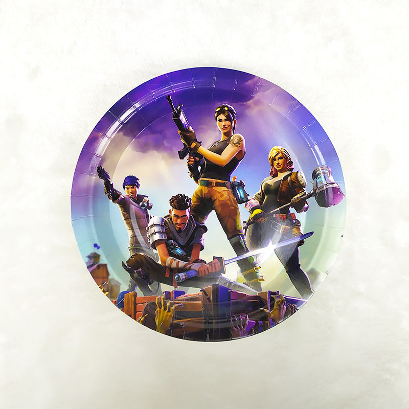 Paper plates Fortnite themed for sale in Dubai