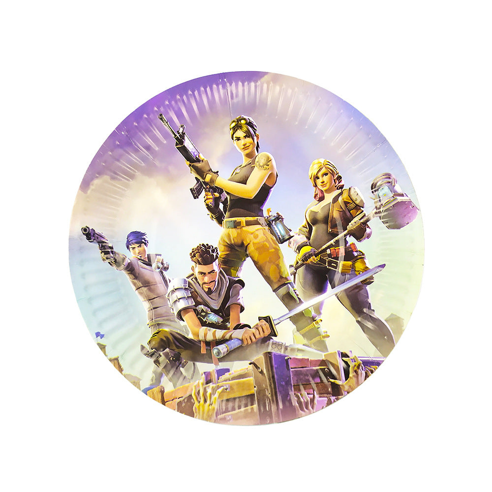 Paper plates Fortnite themed for sale in Dubai