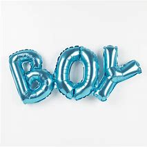 Blue BOY letter balloons - PartyMonster.ae