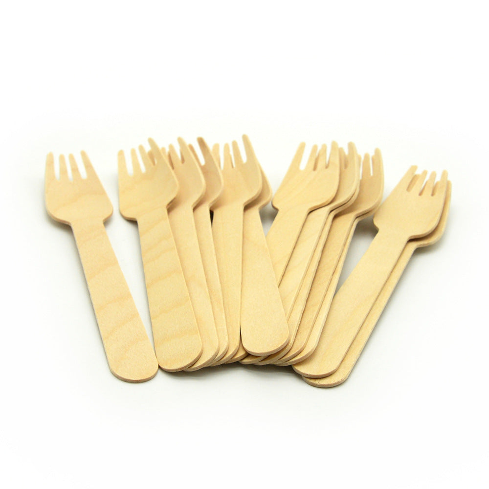 Disposable wooden forks for sale online in Dubai