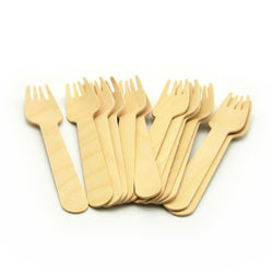 Disposable wooden forks for sale online in Dubai