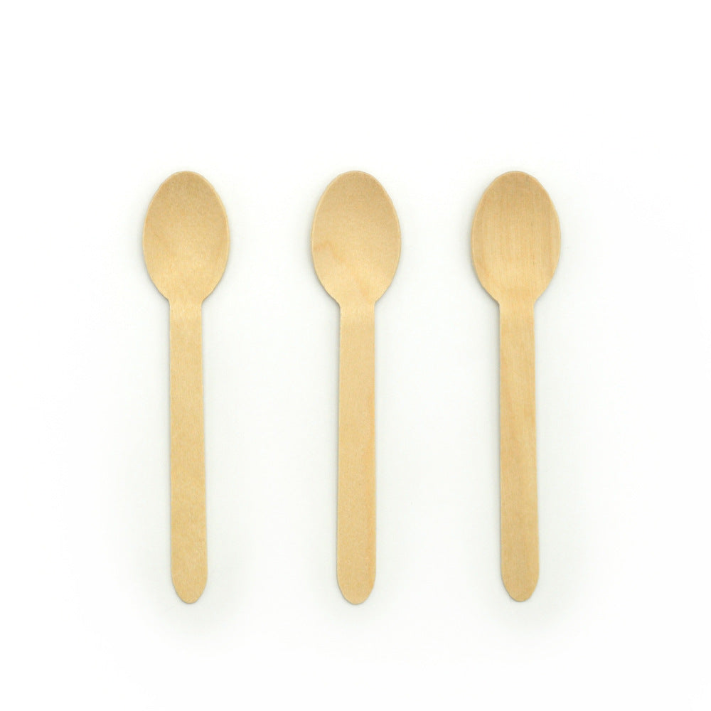 Disposable wooden spoons for sale online in Dubai