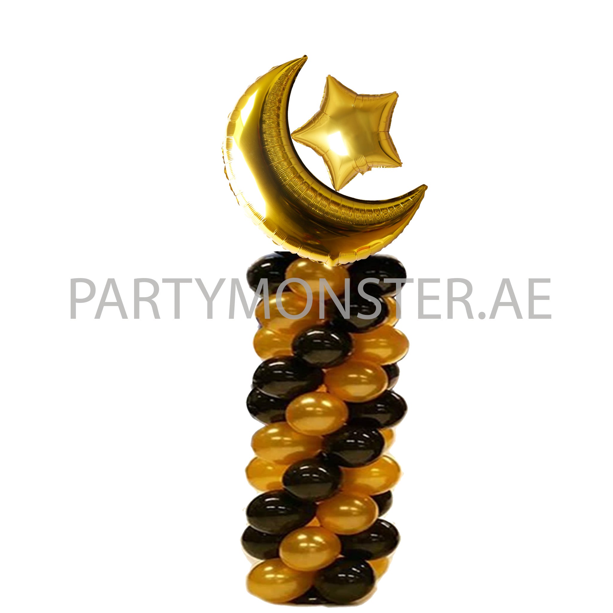 Eid Mubarak balloons pillar for sale online in Dubai