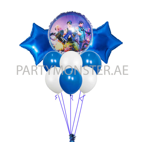 x10 PACK Fortnite 12 Latex Balloon Birthday Party Decorations Gaming UK  Seller