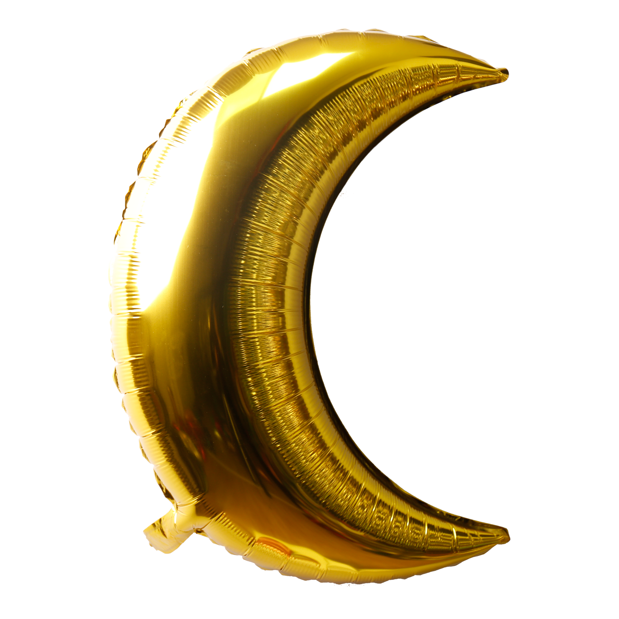 golden crescent moon shaped foil balloon for sale online in Dubai