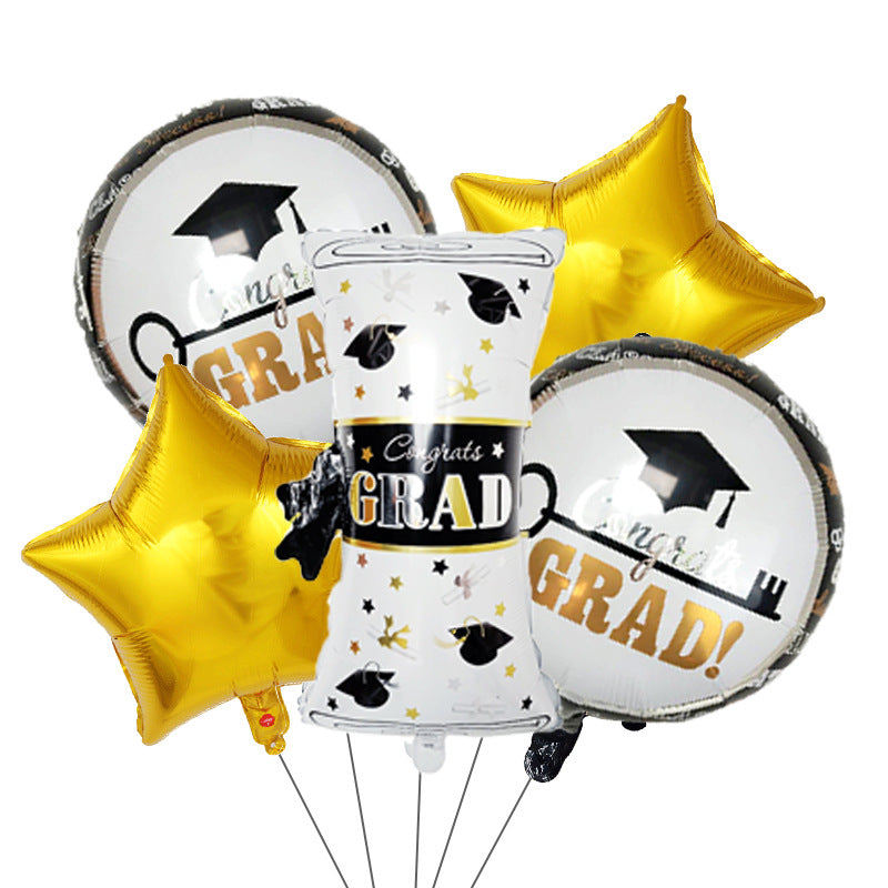 Graduation Degree Balloons Bouquet 02