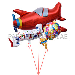 Happy Birthday Frequent Flyer Balloons Bouquet for sale online in Dubai