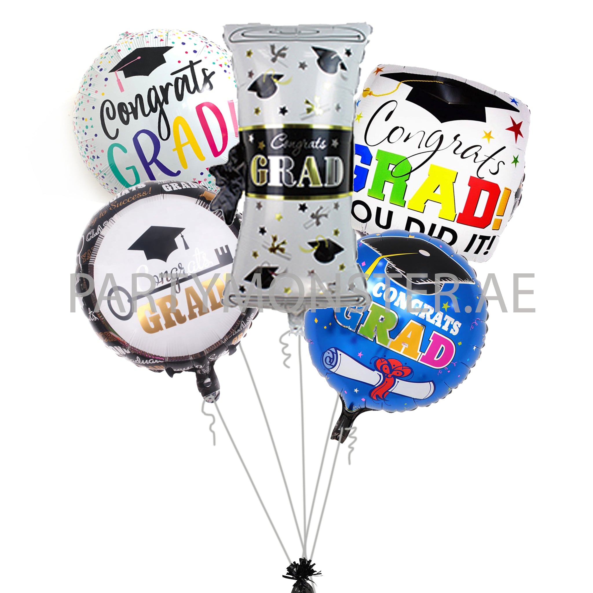 Happy Graduation Balloons Bouquet