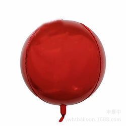 4D Orbz Red Balloon Sphere - 24in - PartyMonster.ae