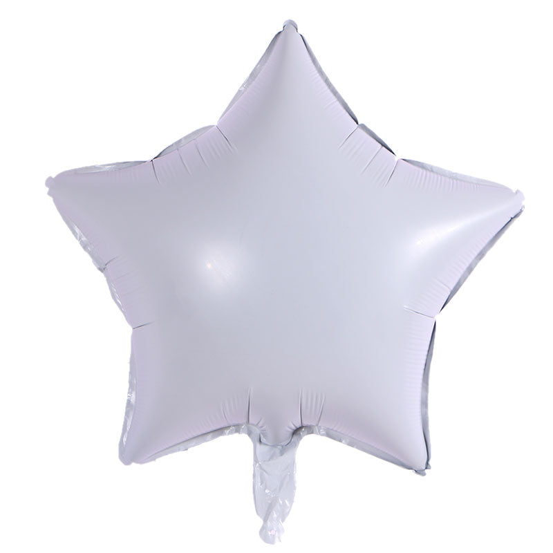 White Color Star Shaped Balloon - 18