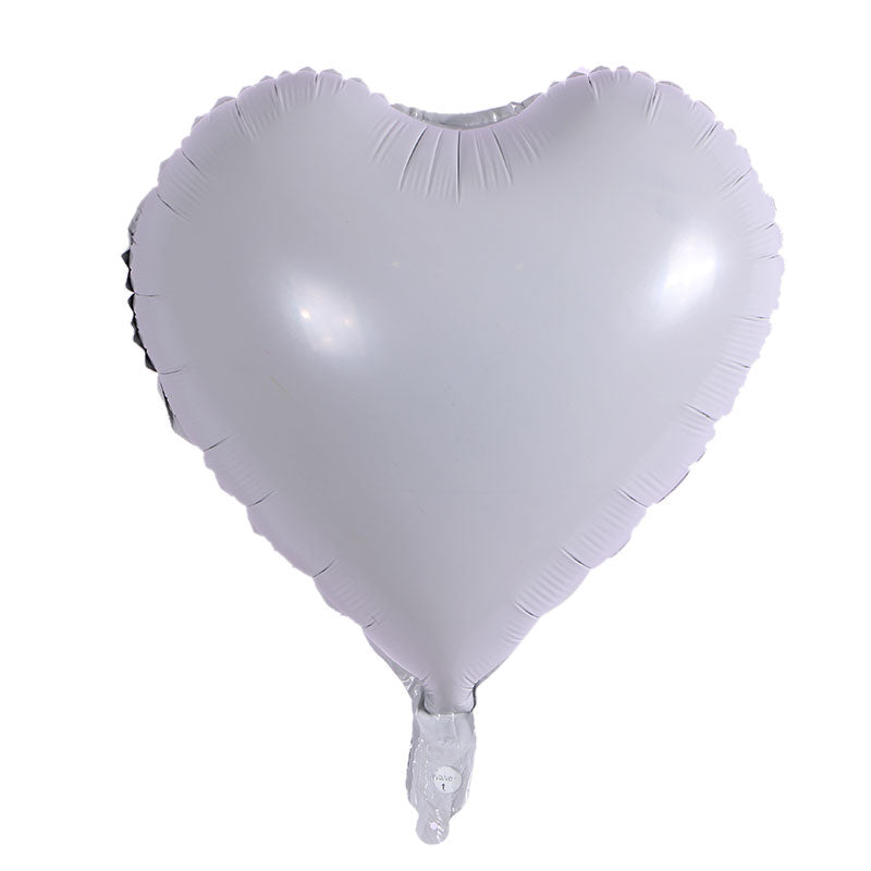 White Color Heart Shape Balloon - 18