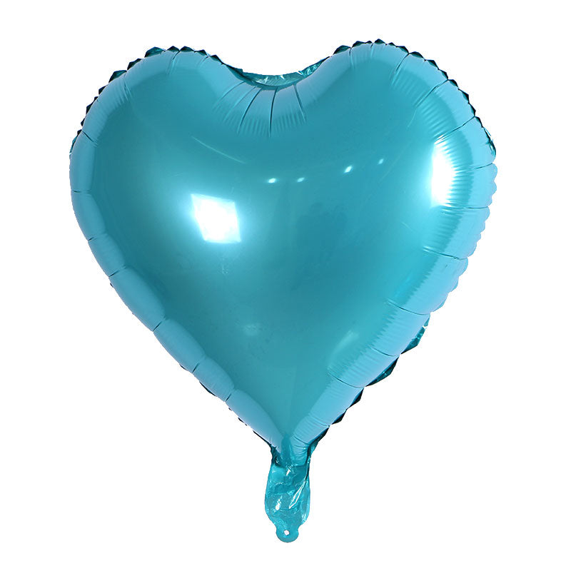 Light Blue Color Heart Shape Balloon - 18