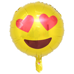 Emoji Heart Eyes - 18in - PartyMonster.ae