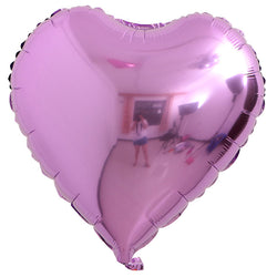 Purple Color Heart Shaped Balloon - 18" - PartyMonster.ae