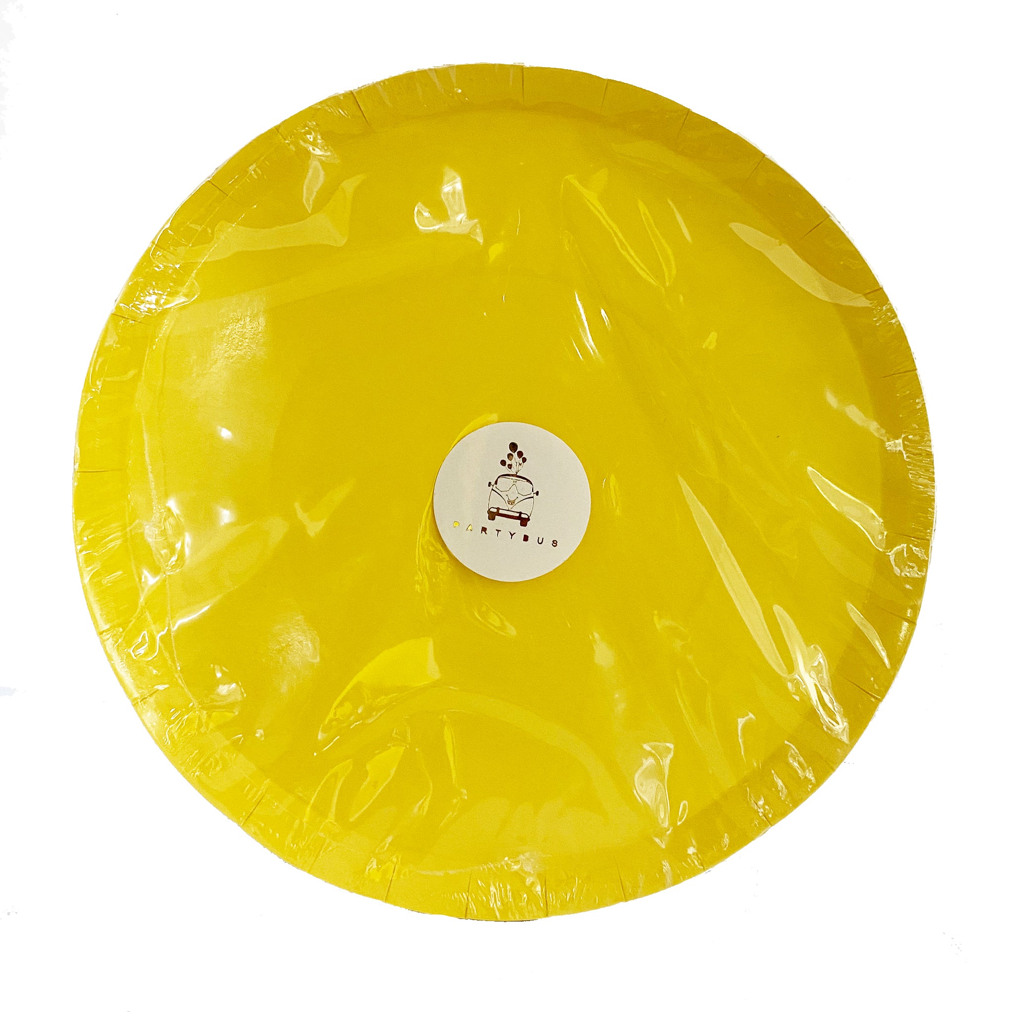 Pastel Yellow paper plates for sale in Dubai