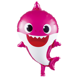 pink baby shark foil balloon for sale online in Dubai