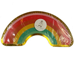 Rainbow Shaped paper plates for sale in Dubai